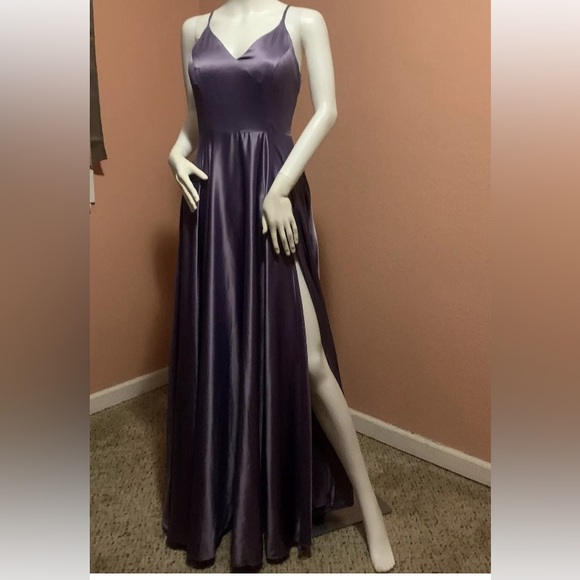 Windsor Lilac Purple Formal Dress Size 5/6 W Pockets 727 - Picture 1 of 1
